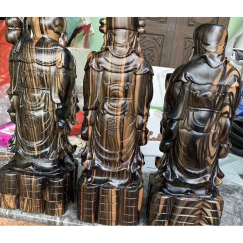 Bộ Tam Đa Gỗ Mun Cao 40Cm Ngang 13 Sâu 11